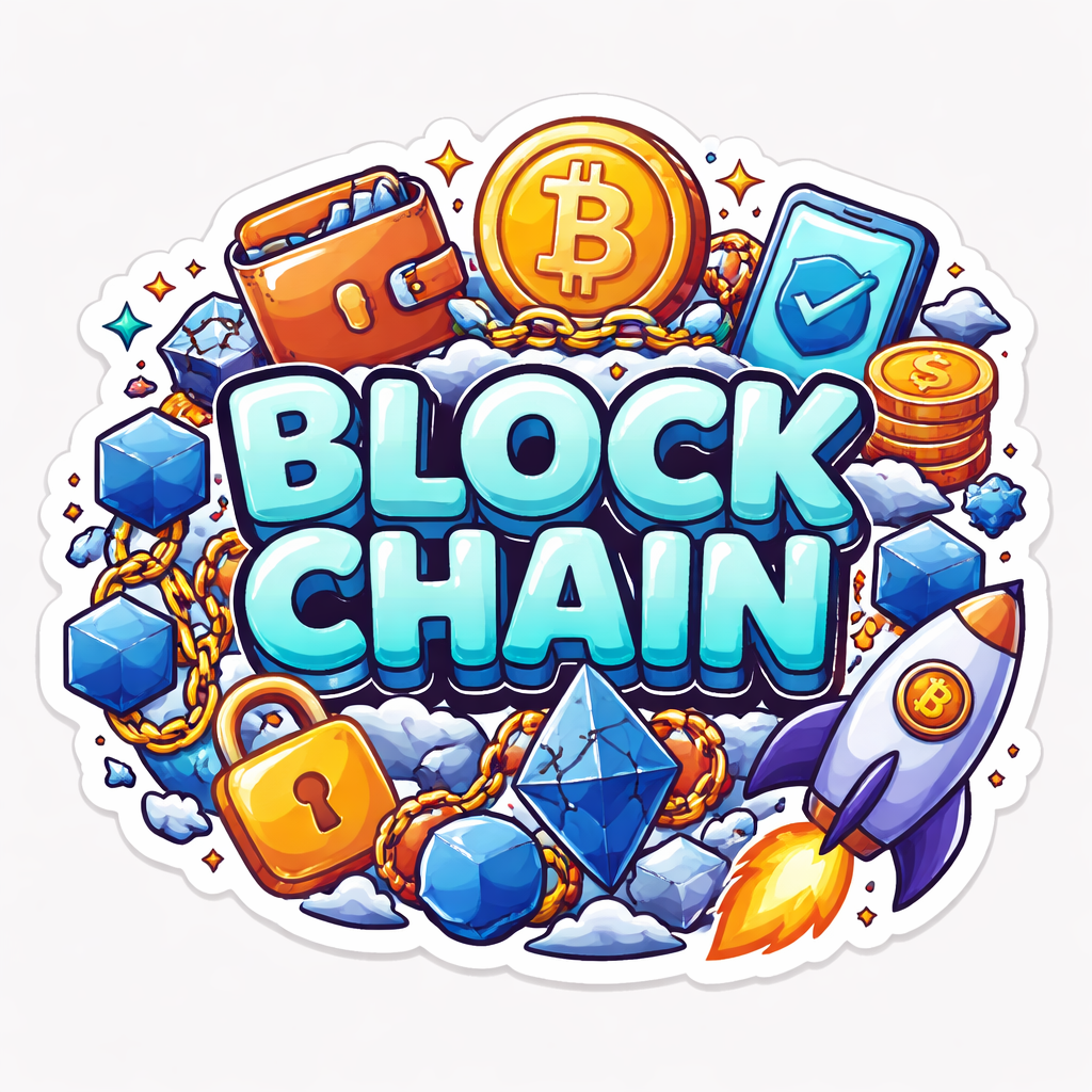 Blockchain Swag Sticker